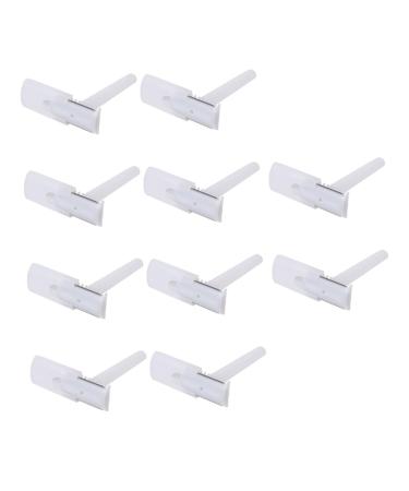 Frcolor 25st disposable skin knife razor shaving sweeper from metal wet dry hair remover tool razor body hair cutter double-sided leather knife ma man white