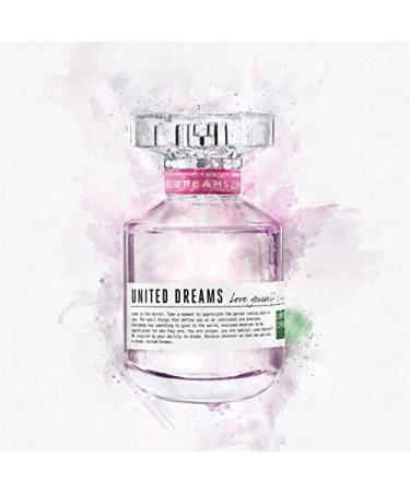 Benetton United Dreams Love Yourself Eau de Toilette Spray for Women 2.7 Ounce 2.7 Fl Oz (Pack of 1) - Buy Online on GoSupps.com