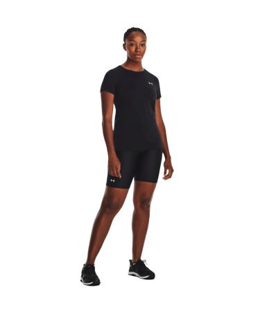 Under Armour Women's Tech Short-Sleeve T-Shirt Black (001)/Metallic Silver Medium