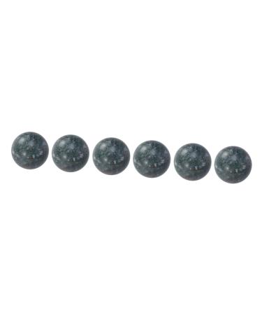 Lurrose balls 6 pieces per exercise Stress reduction second massage device for muscles people with traditional outdoor and fitness ball relief craft toys/women hand tools mediumx3pcs blackx3st