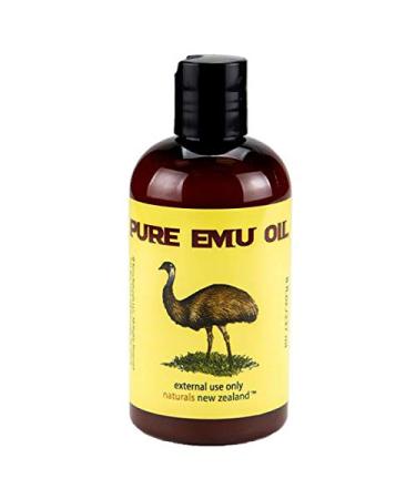 Naturals New Zealand Emu Oil Pure Premium Golden 8 Ounces