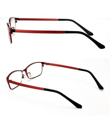 Zjdydy Blue Light-Blocking Reading Glasses for Women - Red +2.5 UV Protection Glare-Free Computer Glasses - Buy Online on GoSupps.com