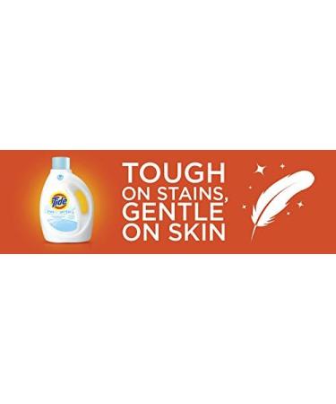 Tide Free & Gentle HE Turbo Clean Liquid Laundry Detergent - Pack of 4 Unscented 2.21 L (48 Loads) | Buy Internationally | Eco-Friendly Laundry Solution - Buy Online on GoSupps.com