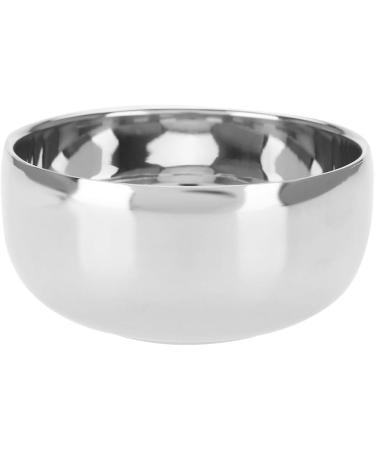 Stainless Steel Shaving Bowl with Lid Shaving Mug Cup Men's Barber Soap Bowl Face Cleaning Tool Bowl for Whipping Up Foam Suitable for Any Shaving Soap Shaving Bowl 10.5 Cm in Diameter - Buy Online on GoSupps.com