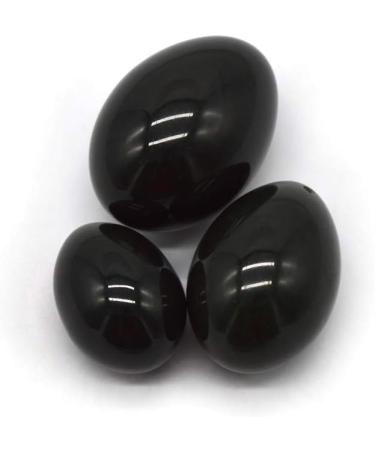 RODEREK Drilled Nephrite Jade Yoni Egg Set | Natural Jade Massage Stone for Kegel Exercises & Healing - Buy Online on GoSupps.com