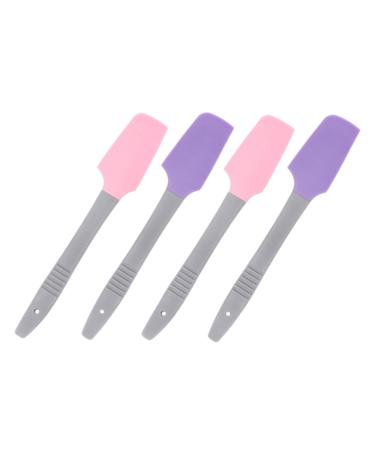 Mikinona make-up accessories 4 pieces of lamp made of silicone wax facial masks shield made of plastic Face spatula silicone wax spatula cosmetic spatula pebble gel cleaning shovel main