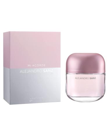 Alejandro Sanz Mi Acorde Ella Fragrance for Her Eau de Toilette EDT 2.7oz 80ml Perfume Spray Pink Silver Bottle Made in Spain by Tailored Perfumes (SANZ00) - Buy Online on GoSupps.com