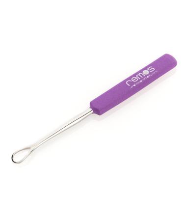 REMOS Ear Wax Remover - Stainless Steel - Easy Earwax Removal Violet 7 cm-23 4