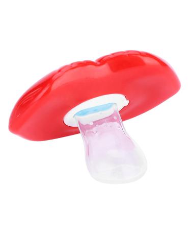 Funny Lips Baby Pacifier | Food-Safe Silicone for Boys & Girls | Soothing & Atmospheric | 5 Colors | Perfect for Parents & Babies - Red - Buy Online on GoSupps.com