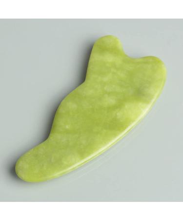 Uonlytech 2pcs Jade Gua Sha Scraping Board for Face & Body Massage - Natural Xiuyan Jade 10.7x4.7x0.5CM - Buy Online on GoSupps.com