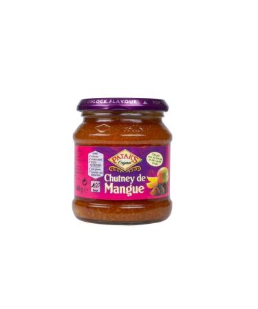PATAKS - Chutney la mangue sucr e de Patak's - 340g - Saveurs exotiques d'Asie pour vos repas - Id al pour accompagner vos plats. - Lot De 3 - Vendu Par Lot
