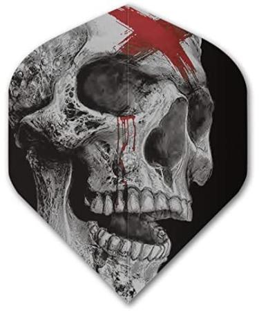 US Darts 3 Sets (9 Flights) Alchemy Dead Skull Standard Dart Flights - 100 Micron - Buy Online on GoSupps.com