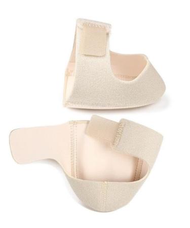 1 Pair-Heel Protectors for Plantar Fasciitis Heel Cushion Cups with Silicone Pad Inside for Heel Pain Heel Sleeves Pads Heel Support for Heel Pain Heel Spur Cracked Heels (S Beige) S Beige