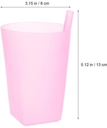 EXCEART 4PC Candy Color Sippy Cups with Built-in Straw for Children - Toddler Drinking Cups - Milk Cups - Water Container - Buy Online on GoSupps.com