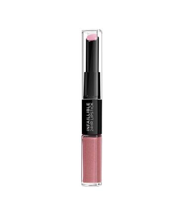 L'Oreal Paris Infallible 24HR 2 Step Lipstick 110 Timeless Rose 110 Timeless Rose 1 count (Pack of 1)