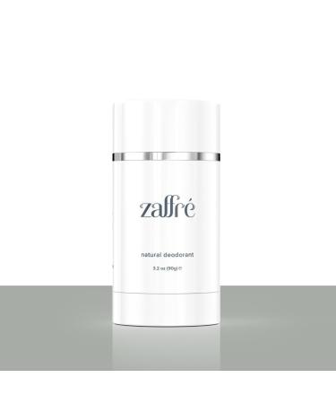 Zaffr Natural Deodorant - Max Performance | BioShield Pro+ Technology Ultimate Protection | Aluminum-Free Vegan | No White Marks Extra Strength 3.2 oz Clean Slate (Amber Essence)
