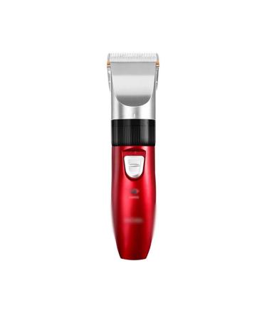 Electric Hair Trimmer Men Clipper Adult Rechargeable Ceramic Cutting Hair Cutter Length Adjusted