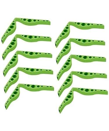 Boqqu 10 pieces of fogless accessories for masks glasses silicone anti-fog nose bridge pads anti-fitting silicone nose bridge prevents the fitting of glasses anti-fitting green