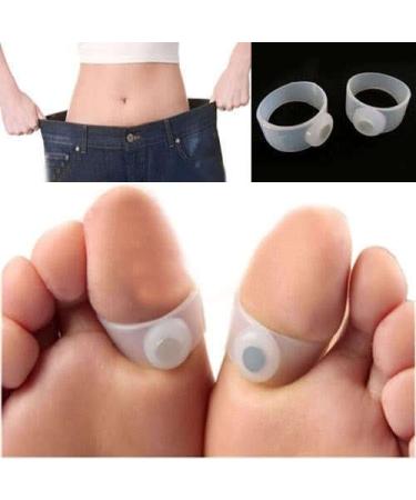 Silicone Foot Massage Magnetic Toe Ring for Weight Loss & Fat Burning - Fast Body Tool - Buy Online on GoSupps.com