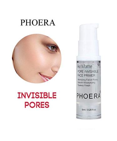 PHOERA 2 Pack Face Primer - Mattifying & Anti-Aging Formula for Smoother Skin - 6ml / 0.2 Fl Oz - Buy Online on GoSupps.com