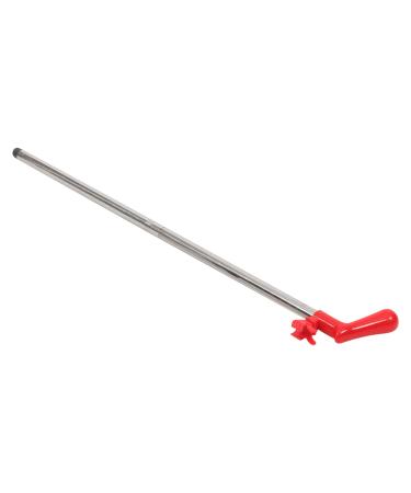 Ipetboom Stainless Steel Broom Handle Dustpan Pole Sweeping Dustpan Stick Handle Grip Sweeper Pole Rod Dustpan Handle Mop Accessory Rod Dustpan Extension Handle Plastic Replace Mop Handle