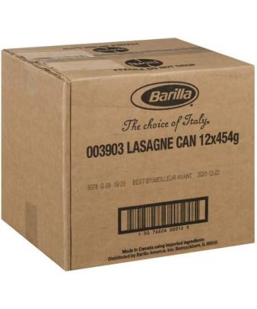 Barilla Pasta Wavy Lasagne - 454 Grams per Unit (Pack of 12 Units) - Buy Online on GoSupps.com