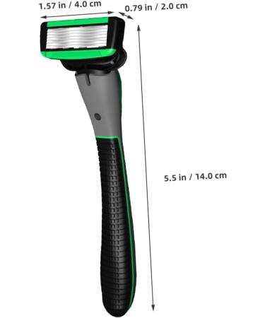 Beavorty Men's Hair Razor Set | Premium Stainless Steel Shaving Apparatus for Perfect Precision - Durable Metal Body & Rubber Grip - Buy Online on GoSupps.com