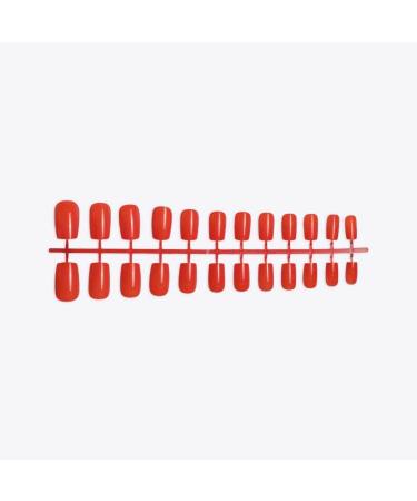Dajidafu Press-on Fingernails Fashionable Scratch Resistant False Nail Set Full Cover Wearable Adjustable Manicure Stickers Red - Buy Online on GoSupps.com