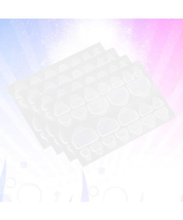 Beaupretty 10 Sheets Glue Nail Sticker Adhesive Tabs Transparent Flexible Double Side Nail Glue Toe Nail Stickers for Fake Faux Nails Manicure Tool - Buy Online on GoSupps.com
