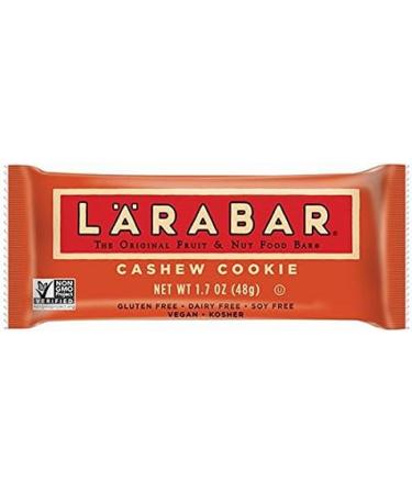 Larabar Cashew Cookie 1.7oz 16 Ct - Natural Snack Bar Pack - Gluten-Free & Vegan - Buy Online on GoSupps.com