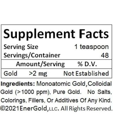 EnerGold Pure Gold ORMUS Manna with Platinum, Silver & Copper - Deep-Purple Monoatomic-Colloidal Gold - Buy Online on GoSupps.com