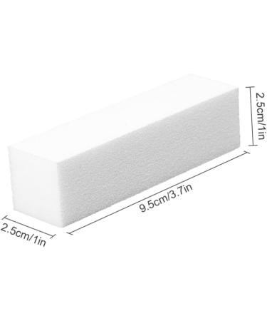 Beavorty Nail Sanding Buffer toenail File Nail Emery Board Nail Files Sand Paper Buffing Block Pedicure Nail File Nail Files Board Nail File Kit Baby Double Sided Cosmetic White - Buy Online on GoSupps.com