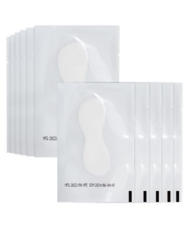 Lunamoon eye pads for eyelash extension eyelashes pads eyelash extension pad eyelash pad eyeliner coloring pad eyelash lifting pad eye gel patch for eyelash extensions 50 pairs (gourd white)