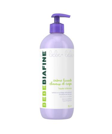 Johnson & Johnson B b Biafine Hair and Body Wash Cream 1 L