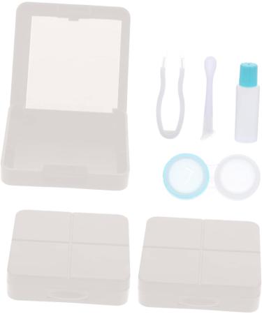 Ultechnovo 9-Sentence Contact Lens Container Set | 3PCS Case with Applicator & Removal Tool | Compact Lens Tank with Mirror - Ideal for Travel - Buy Online on GoSupps.com