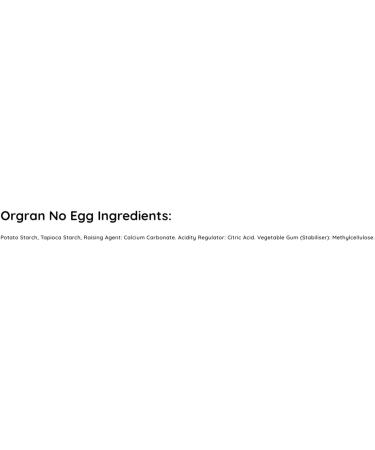 Egg Replacer Gluten Free Milk Free and GMO Free Bundle Containing Two 200g Packs of Orgran Egg Replacer for Meringue Pancakes Desserts Cakes - Buy Online on GoSupps.com