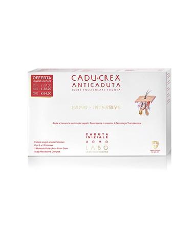 Cadu Crex Rapid Intensive Follicle Islands Treatment for Thinning Hair Initial Loss Men 20 Ampoules