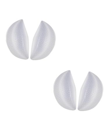 FOMIYES 4 Pairs Arch Support Pad High Arch Support Arch Compression Gel Foot Arch Gel Arch Support Gel
