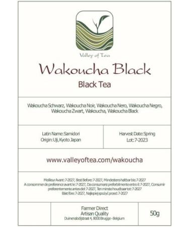 Wakoucha Authentic Japanese Black Tea - Wakou Cha From Japan Wakoucha Black 50g - Buy Online on GoSupps.com