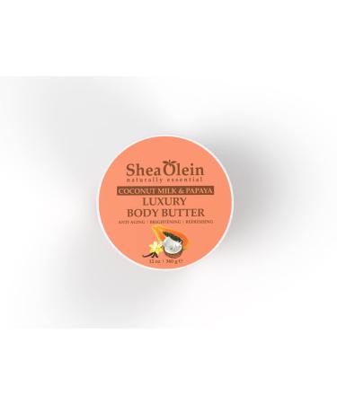 Buy Luxury Coconut Milk & Papaya Body Butter - 12oz | International Shipping Available - Buy Online on GoSupps.com