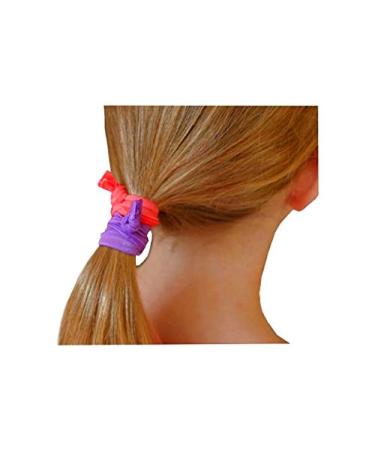 Syleia Hand-Knotted Hair Ties Set - 100 Pieces for All Hair Types | No Crease, Printed & Solid Colors - Buy Online on GoSupps.com