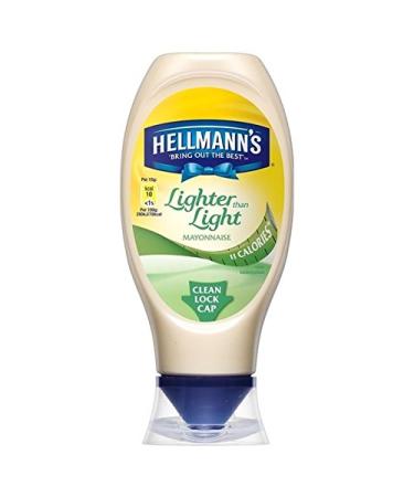Hellmann's Lighter than Squeezy Light Mayonnaise 430ml Hellmann - Pack of 2