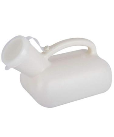 Urinal Portable Men's with Cover to Prevent Leakage and Odor Used for Travel Heavy Traffic Outdoor Blue 1000ml