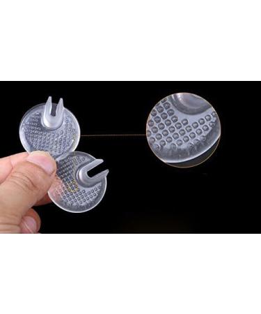 5 Pairs Clear Silicone Thong Sandal Toe Protectors - Gel Cushions for Sandal Flip Flops - Style B - Buy Online on GoSupps.com