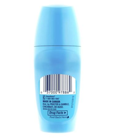 Secret Deodorant Powder Fresh Roll-On 1.8oz (53ml) - Pack of 3 - Buy Online on GoSupps.com