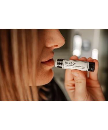 Herbo Shea Butter Lip Balm - Hydrating Natural Coconut Oil & Hemp-Infused Moisturizer for Dry Lips - Vegan & Silicone-Free Lip Care for Women & Men - Buy Online on GoSupps.com