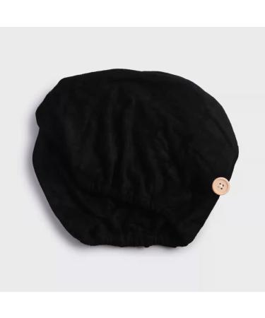 Super-Absorbent Eco-Friendly Hair Towel - Kitsch Black | 1 Piece - Buy Online on GoSupps.com