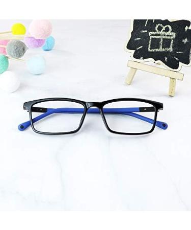 Vision Global Blue Light Blocker Glasses for Men & Women - Stylish Square Frame Anti-Eye Strain Glare-Free Computer Reading Glasses (Dark Blue 2.75x) - Buy Online on GoSupps.com