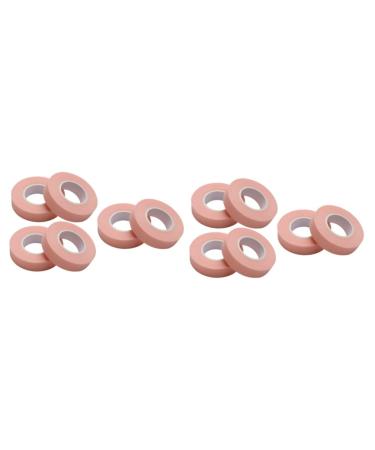 NOLITOY 12 Rolls Eyelash Tape False Eyelashes Eyelash Extension Adhesive Tape Breathable Tape for Eyelash Eye Lash Tape Duct Tape Lashes Tool Cosmetic Non-Woven Tape Make up 900x1.1cmx2pcs Pinkx2pcs