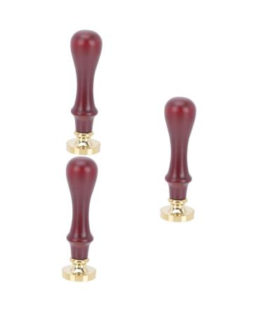Didiseaon 3 Pcs Dispensing Plate Tool Sealing Wax Stamper Wax Seal Stamp Eyeshadow Stamper Copper Copper Head 1 count (Pack of 1) Brownx3pcs